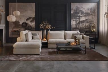 Rohová sedací souprava Annabelle Ottomane Stretch z Room108