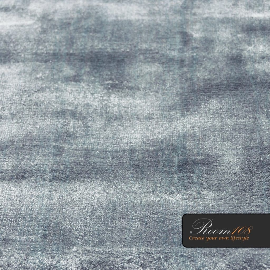 Tapis personnalisé Flow coloris Bleu clair
