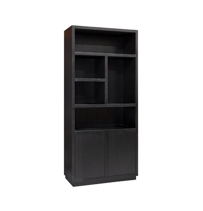 Richmond boekenkast Oakura zwart